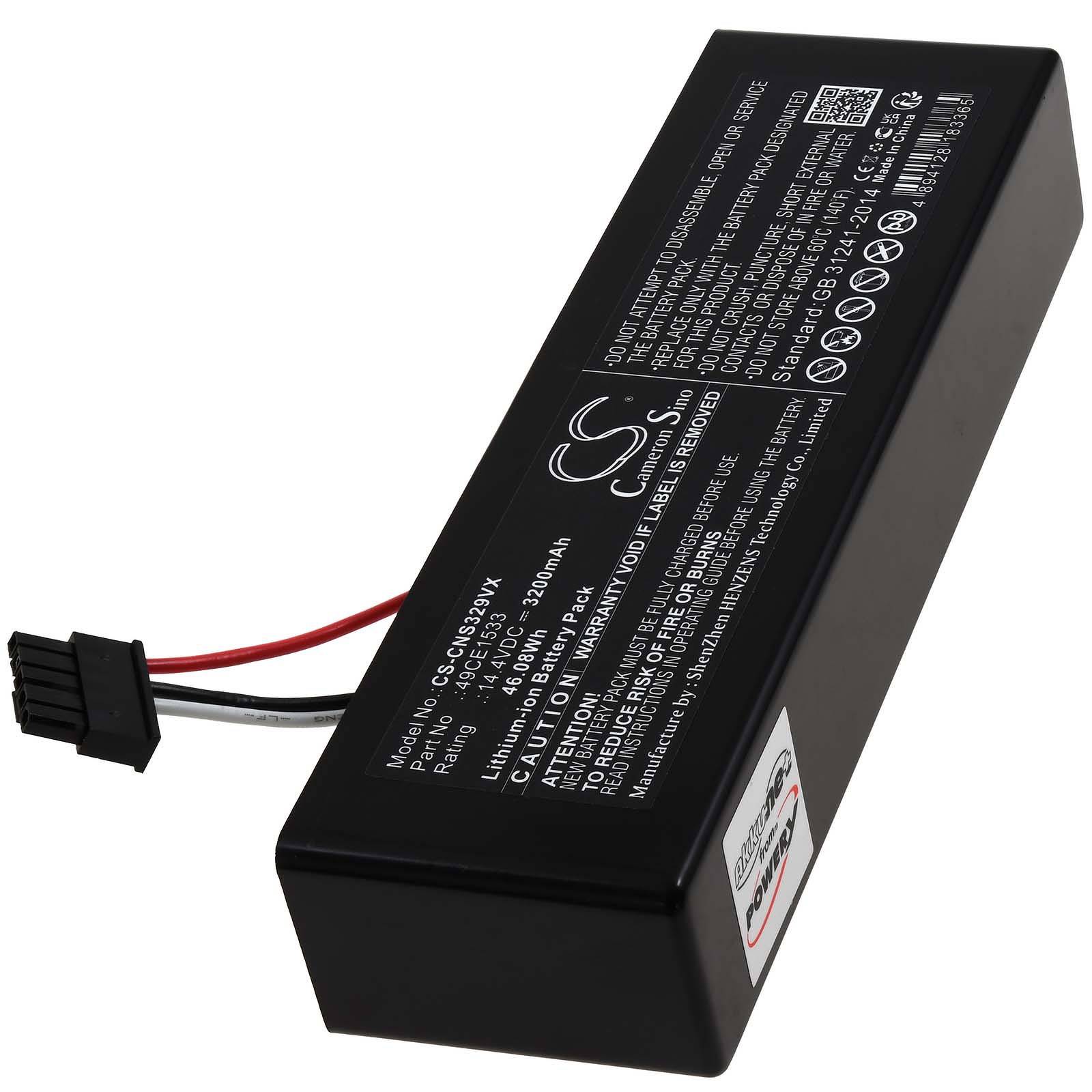 Powery Akku für Cecotec CONGA 3890 Saugroboter, 14,4V, Li-Ion