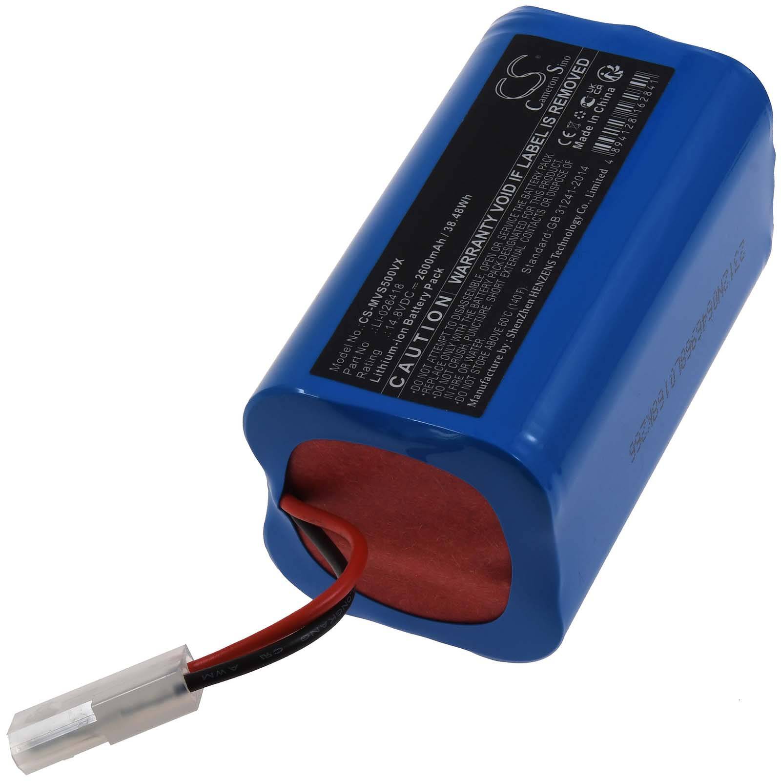 Powery Akku für Saugroboter Xiaomi G1 Mijia, MI-G1, 14,8V, Li-Ion