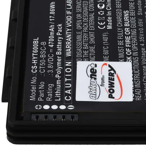 Powery Akku für Mobil-Computer Honeywell Dolphin CT60XP NI, 3,8V, Li-Polymer Powery Akku für Mobil-Computer Honeywell Dolphin CT60XP NI, 3,8V, Li-Polymer