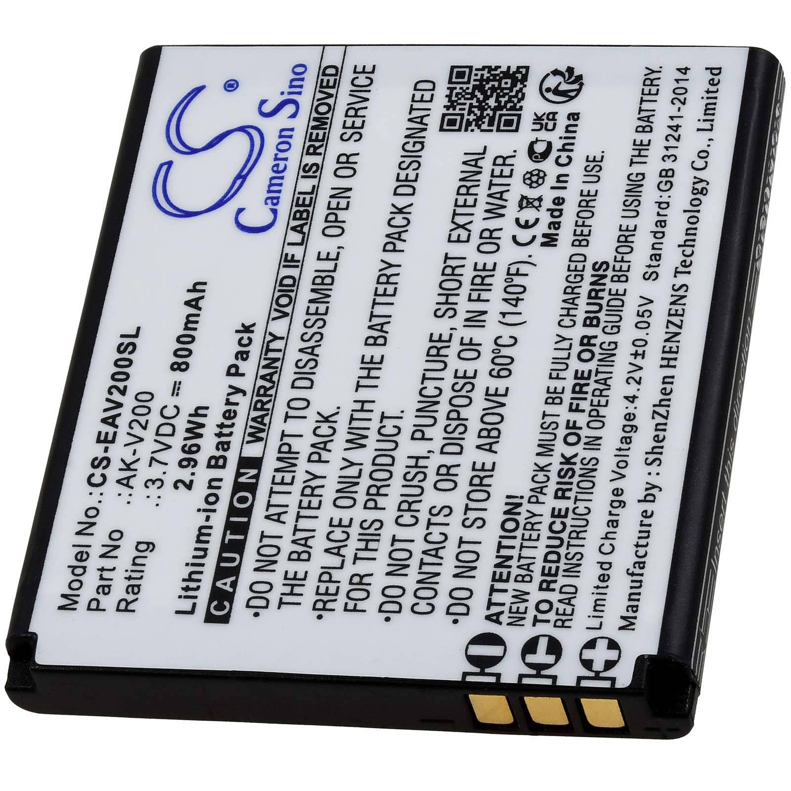 Powery Akku für Seniorenhandy Emporia One V200_001_SG, 3,7V, Li-Ion