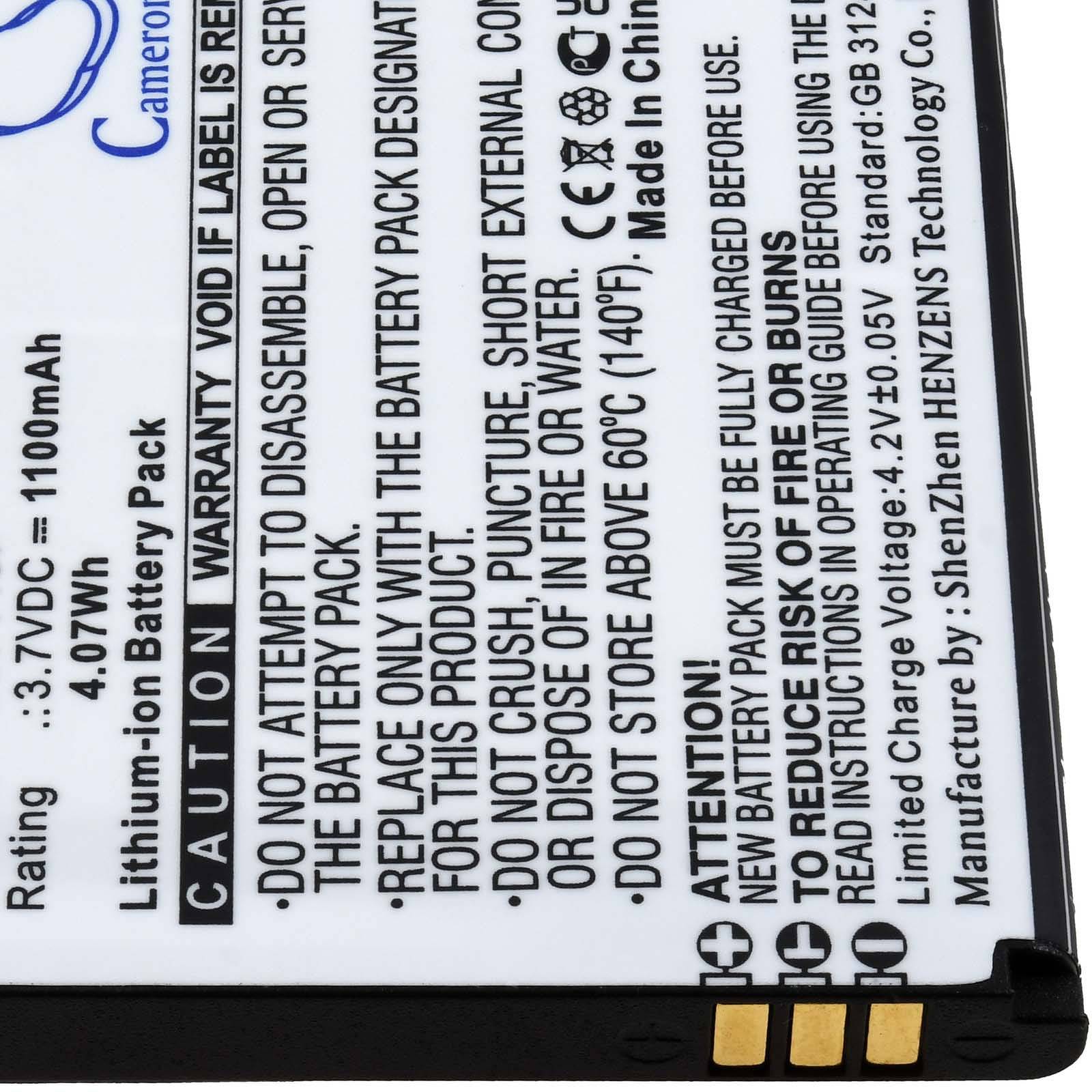 Powery Akku für Seniorenhandy Emporia Touch Smart 2, 3,7V, Li-Ion