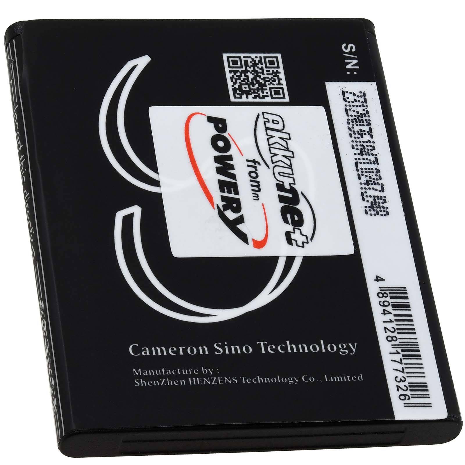 Powery Akku passend für Seniorenhandy Emporia Touch Smart 2, V188, Typ AK-V188, 3,7V, Li-Ion