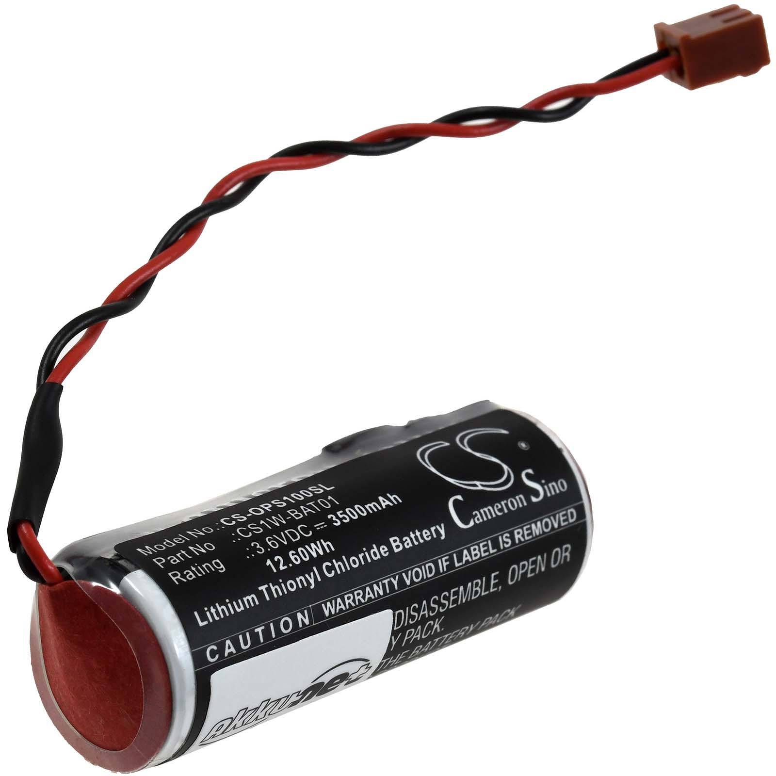 Powery SPS-Lithiumbatterie kompatibel mit Panasonic VR4 VR8, 3,6V, Lithium-Thionylchlorid