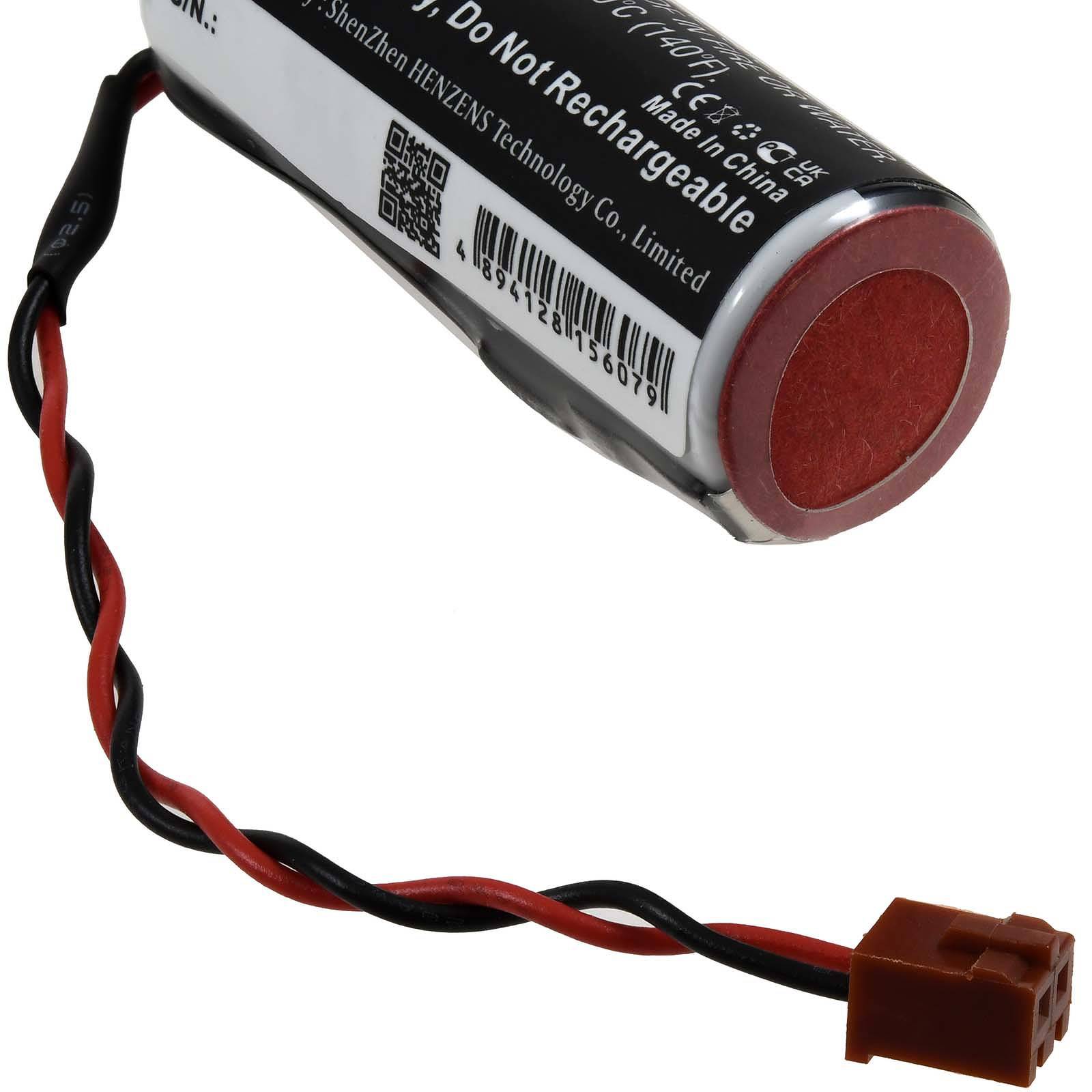 Powery SPS-Lithiumbatterie für Omron Typ CS1W-BAT01, 3,6V, Lithium-Thionylchlorid