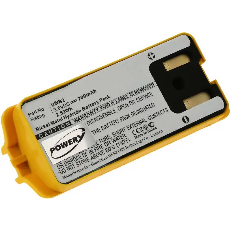 Kranakku NiMH 3,6V 700mAh ersetzt JAY A003 HAS / UDE / Typ UDB2