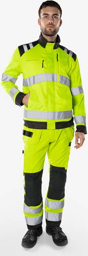 Fristads High Vis Green Jacke Kl. 3 4067 GPLU - Warnschutz-Gelb/Marine/M2M 131976-171-M2M