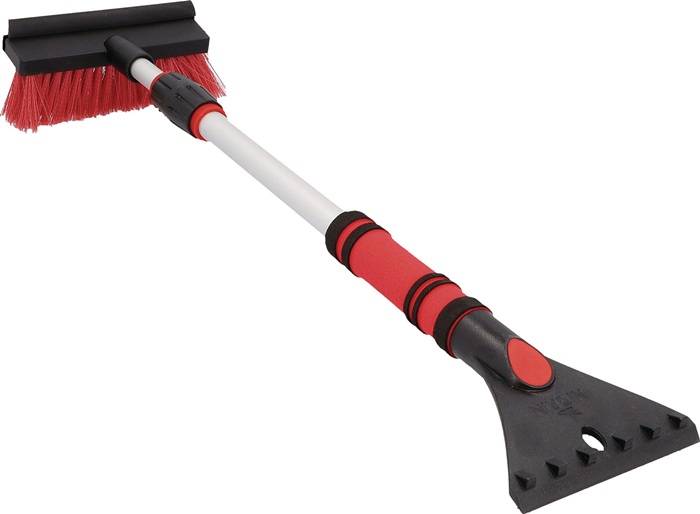 Eisschaber m.Schneebesen 2in1 Tele Eisschabkante 115mm L.60cm