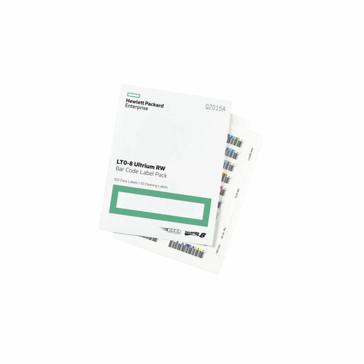 HPE LTO8 Ultrium Barcode Label RW 100 Q2015A