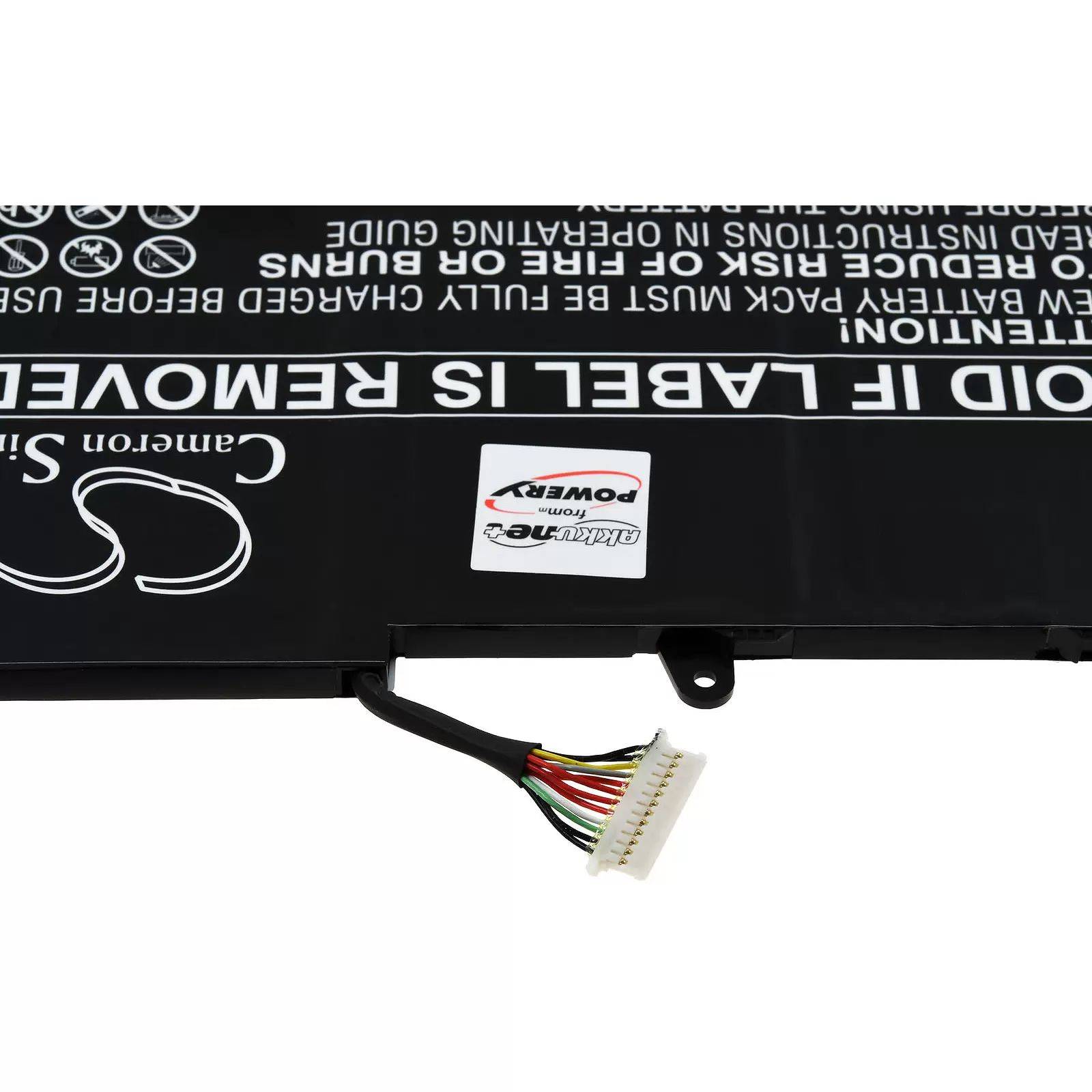 Akku passend für Laptop HP Spectre X360 15-ch002ng, X360 15-ch032ng, Typ YB06XL u.a. - 11,55V - 7150 mAh