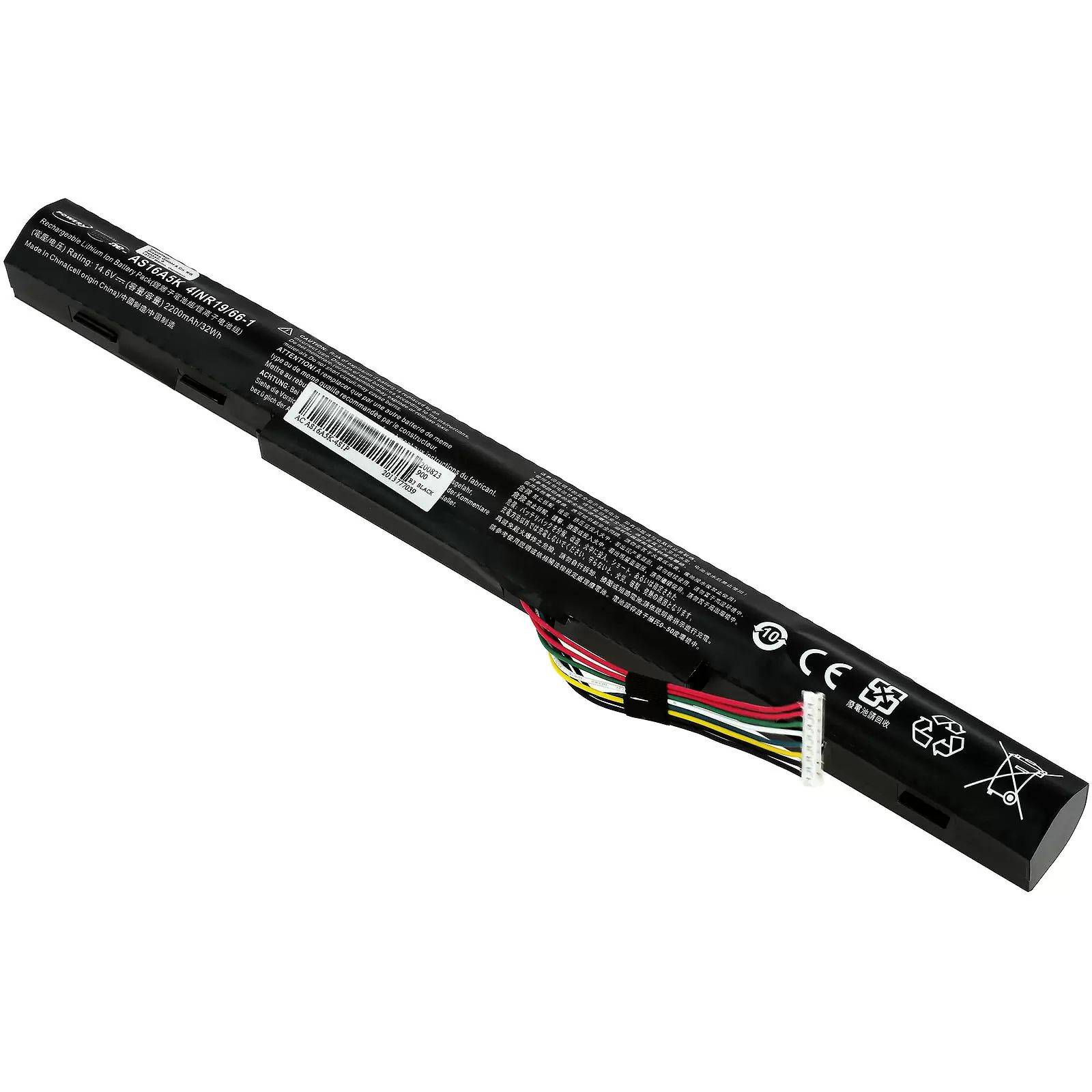 Akku für Laptop Acer Aspire E5-575G / E5-523G / Typ AS16A5K - 14,6V - 2200 mAh