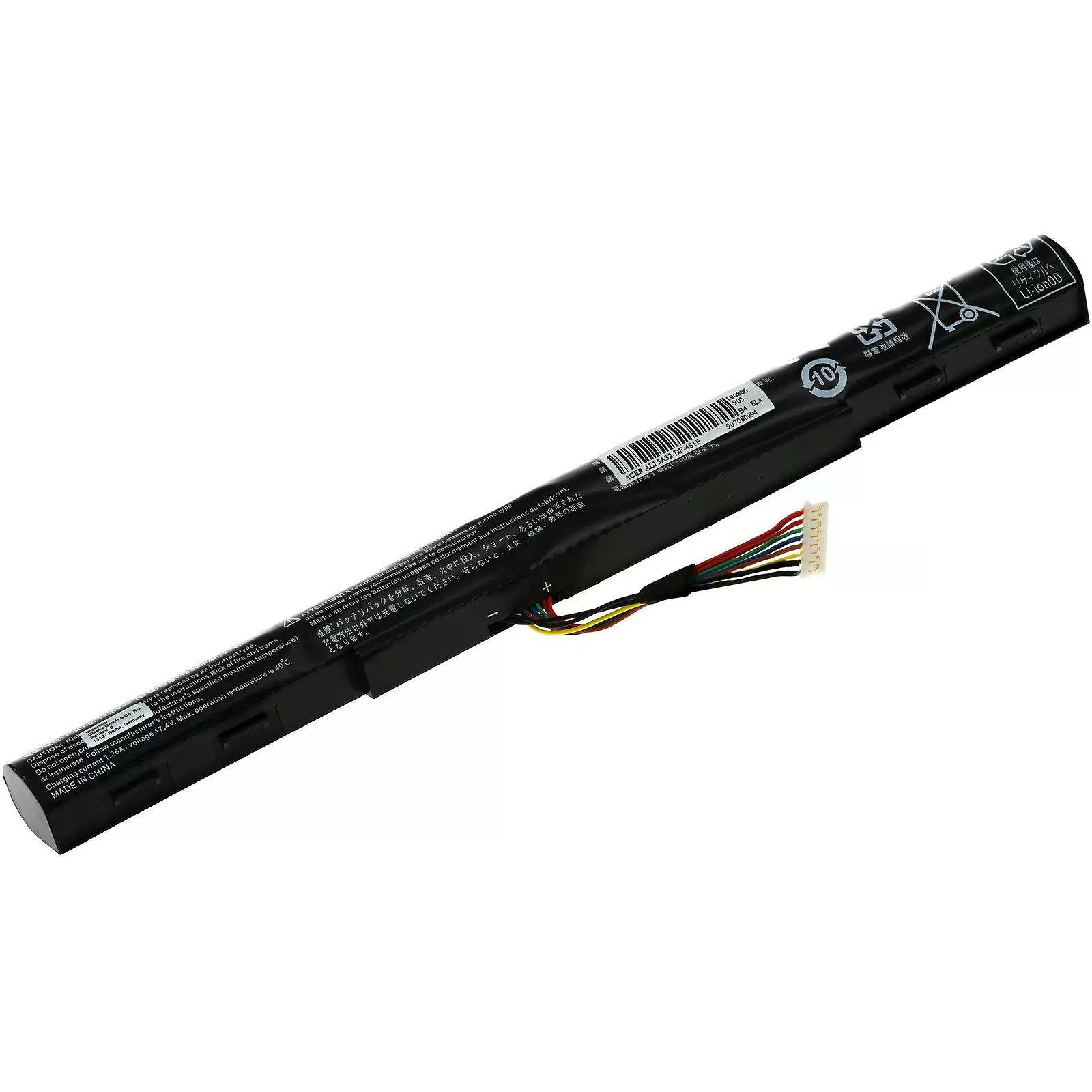 Akku für Laptop Acer Aspire E5-573 / Typ AL15A32 - 14,8V - 1800 mAh