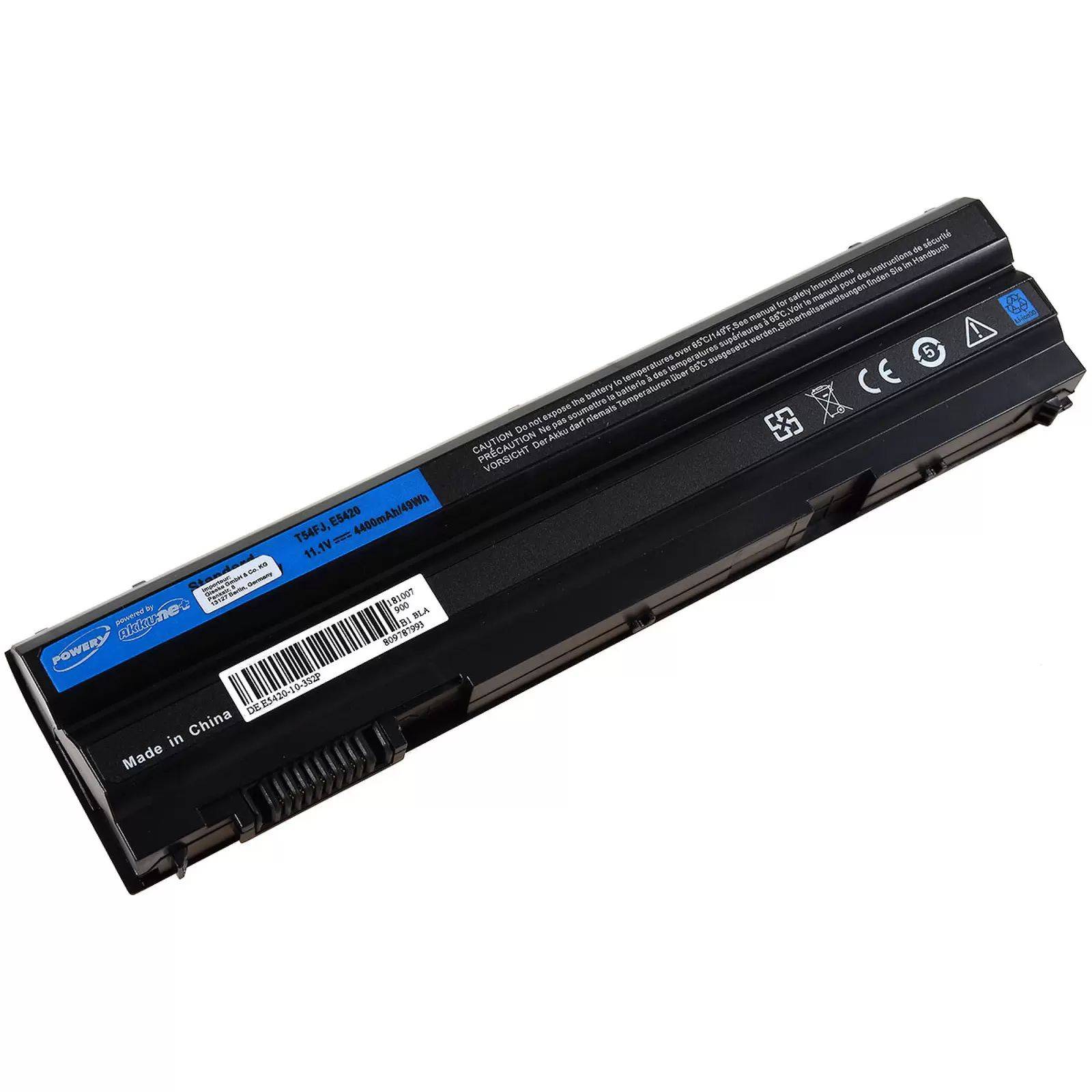 Standardakku für Laptop Dell Latitude E6420 / Inspiron 17R (7720) / Typ T54FJ - 11,1V - 4400 mAh