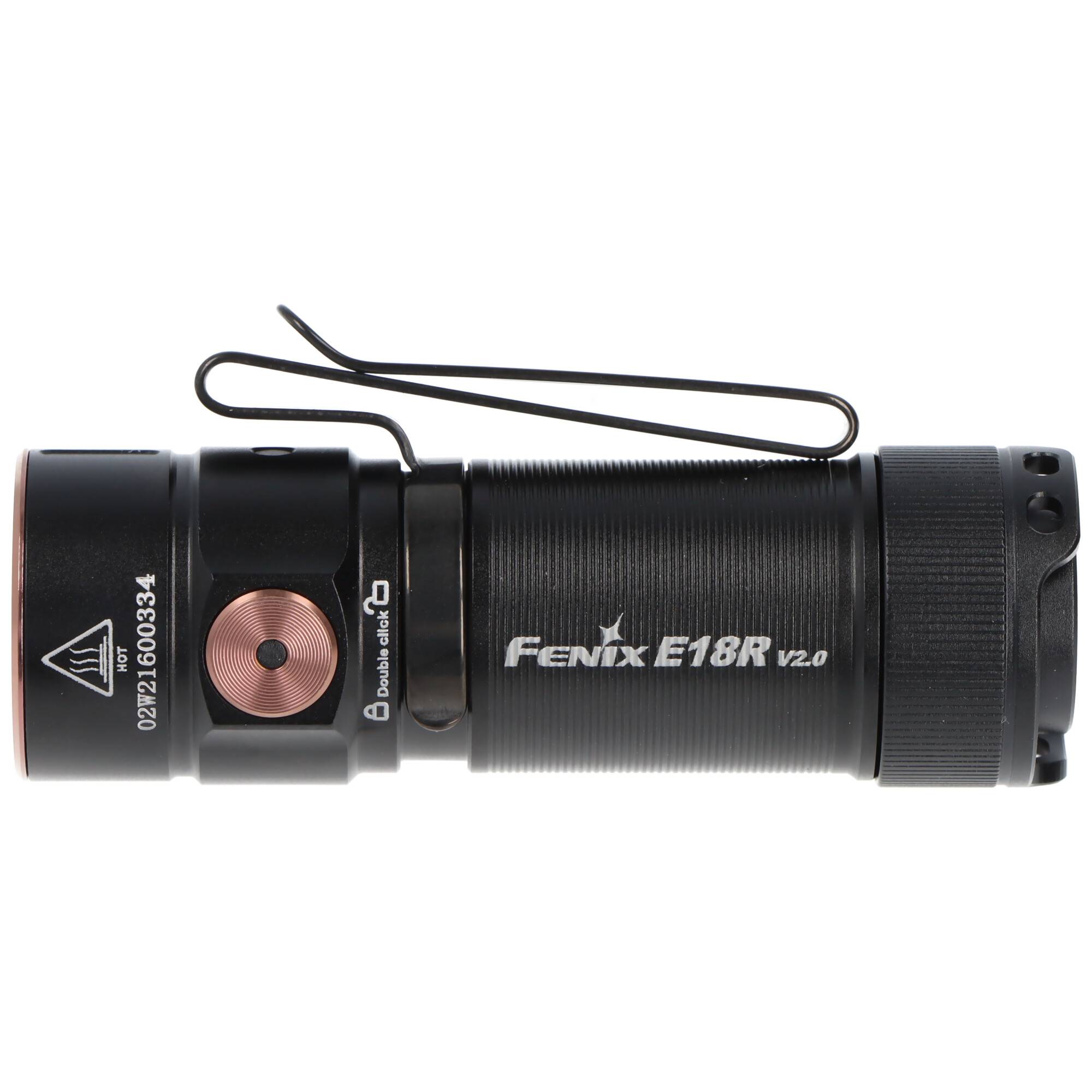 Fenix E18R V2.0 LED Taschenlampe, max. 1200 Lumen, ultrakompakt und leicht, inkl. Fenix ARB-L16-700P Akku
