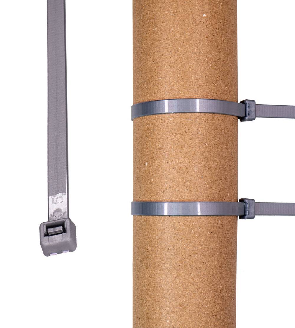 Kabelbinder 1000 Stück grau UV beständig Universalbinder 4,8 x 300 mm