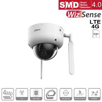 Dahua - IPC-HDBW3441DR1P-AST-4G-NL668EAU-0280B - IP - Dome - 4G, - 4MP/WizSense - 2,8 mm fix Objektiv - H.265/H.264/MJP