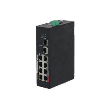 Dahua - PFS3110-8ET-96-V2 - Switch - 8 PoE - 1 SFP, - 10 Port Switch - 8x PoE Ethernet Port 10/100 Mbps - 1x Uplink Eth