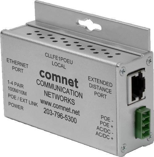 Vanderbilt Vanderbilt CLLFE1POEU, LOCAL 1CH ETH OVER UTP W/PASS-THRU POE+