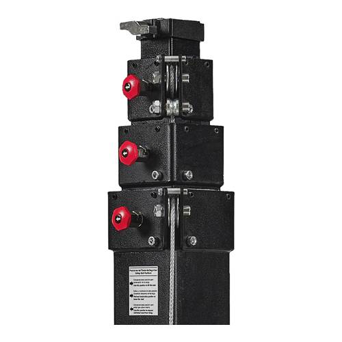 GUIL ELC-785 - Kompakter Teleskop-Lift mit Winde (Höhe max. 5,22m | Belastbarkeit max. 300 kg | zusammenklappbar) - in