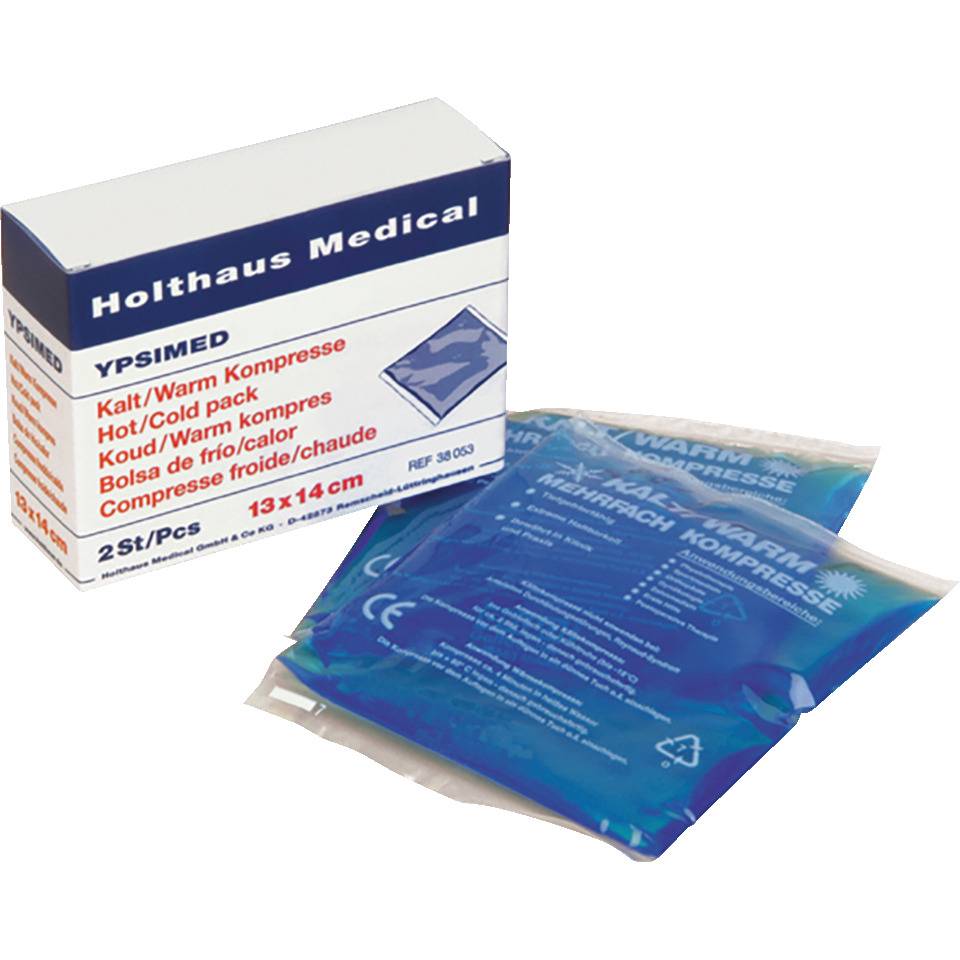 Holthaus Medical Thermo-Kompresse YPSIMED, zum Mehrfachgebrauch, 130x140mm, 2/VE