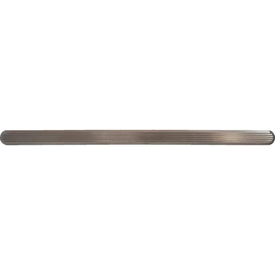 Taktile Leitstreifen, Edelstahl gerillt (ohne Kleber), 295x16x3,1mm, 10/VE