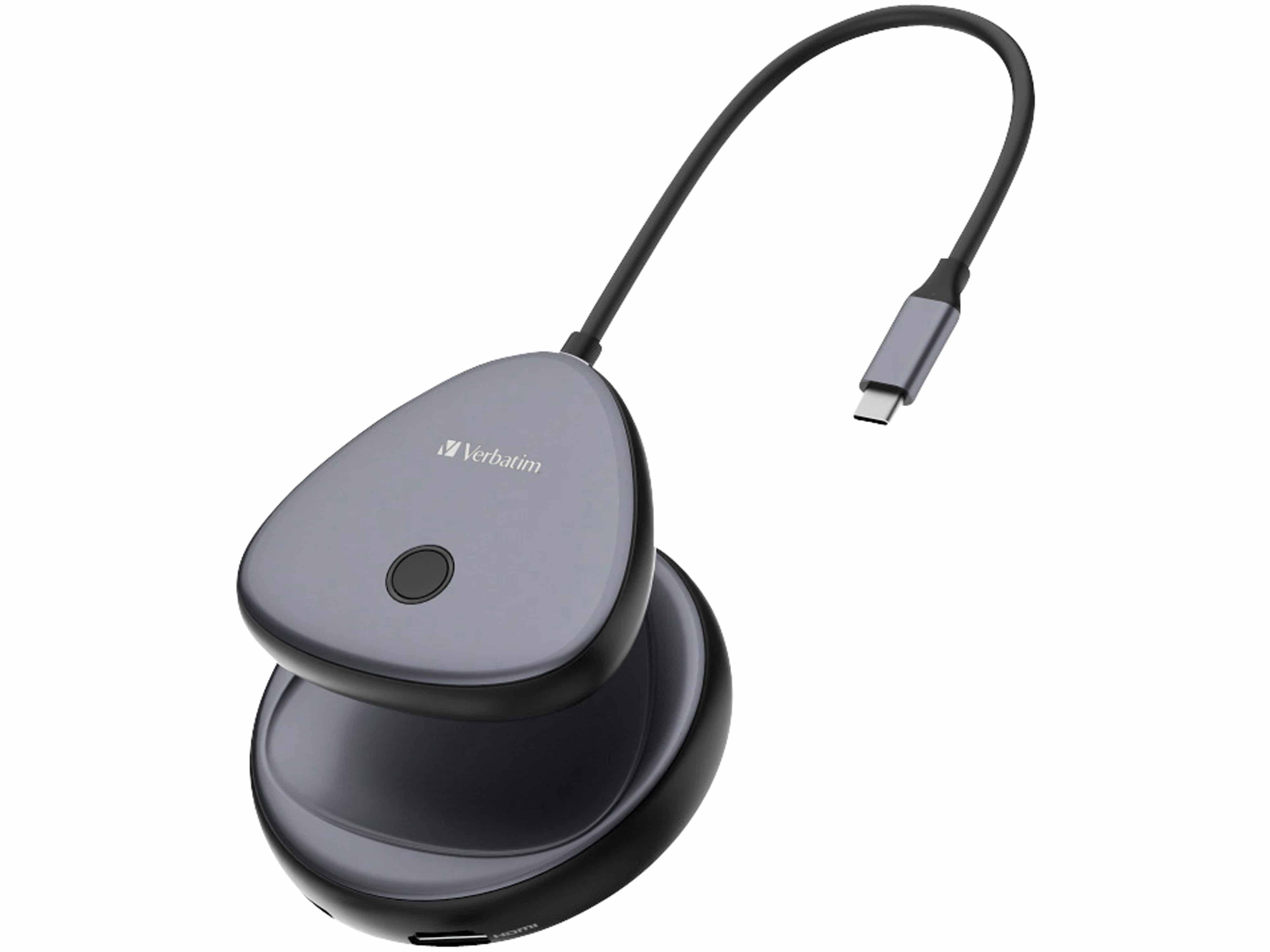 Verbatim Share My Screen USB-Wireless Adapter WDA-02, USB-C, HDMI, USB 2.0-A, Kabel