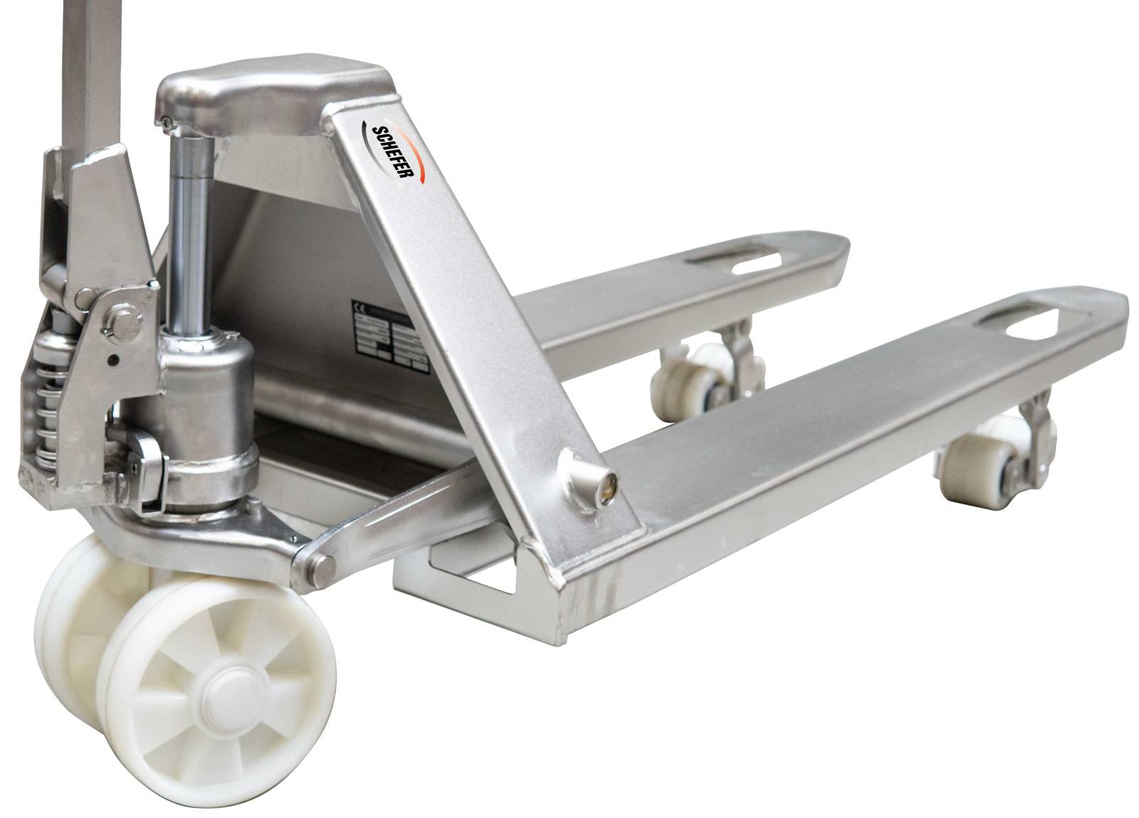 Schefer Gabelhubwagen ECO Professional Edelstahl Tragkraft 2500kg Gabellänge 1150mm