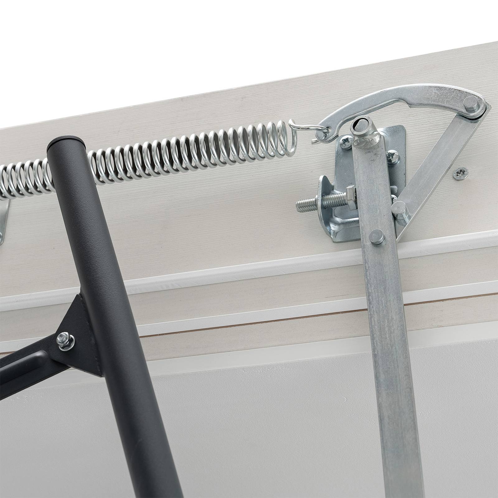 Dolle Bodentreppe clickFIX® comfort 3-teilig bis 244-264cm Raumhöhe mit U-Wert 0,49 Deckenöffnung 120x60cm