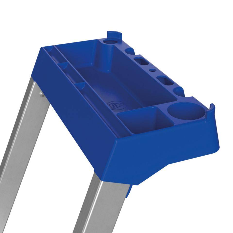 WERNER® Stufen-Stehleiter PRO SMART, 3 Stufen, Aluminium, AH 2,74m, 5,2kg