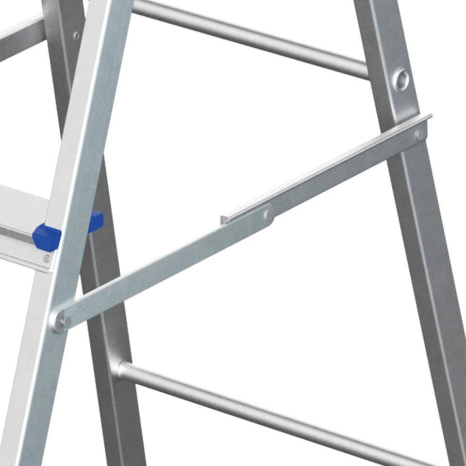 WERNER® Stufen-Stehleiter PRO SMART, 5 Stufen, Aluminium, AH 3,24m, 7kg
