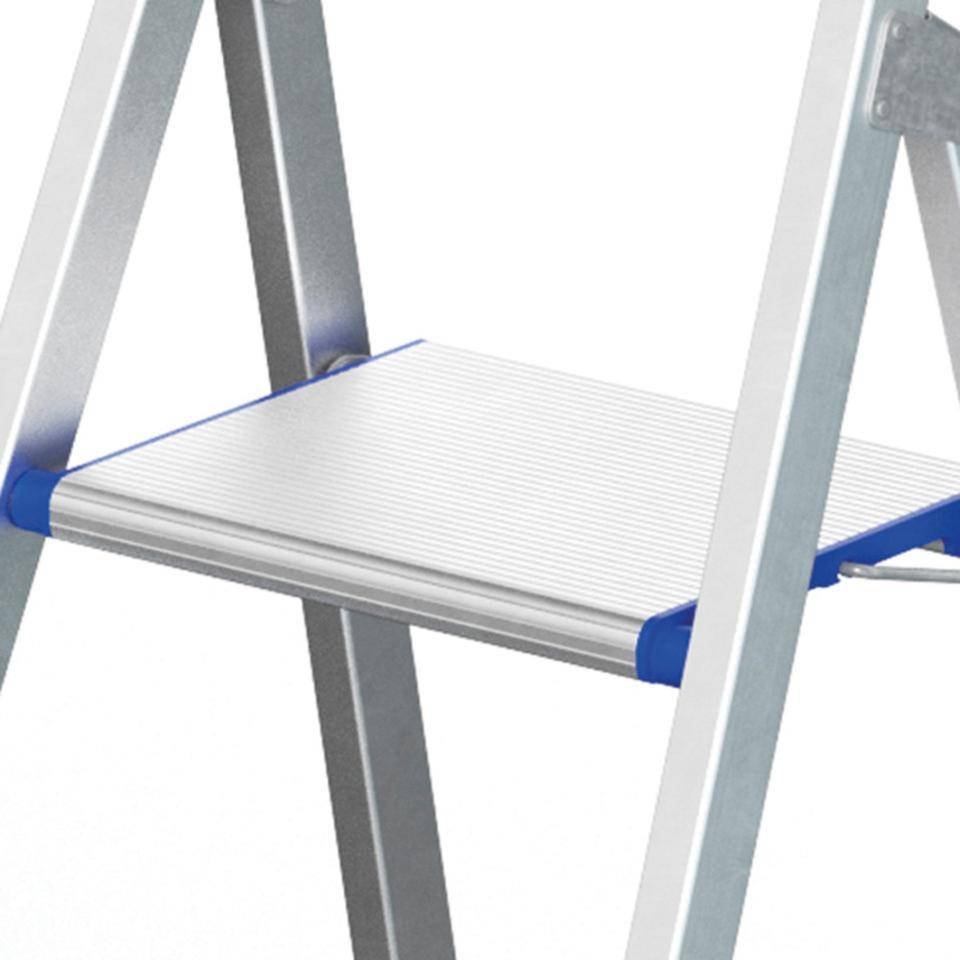 WERNER® Stufen-Stehleiter PRO SMART, 5 Stufen, Aluminium, AH 3,24m, 7kg