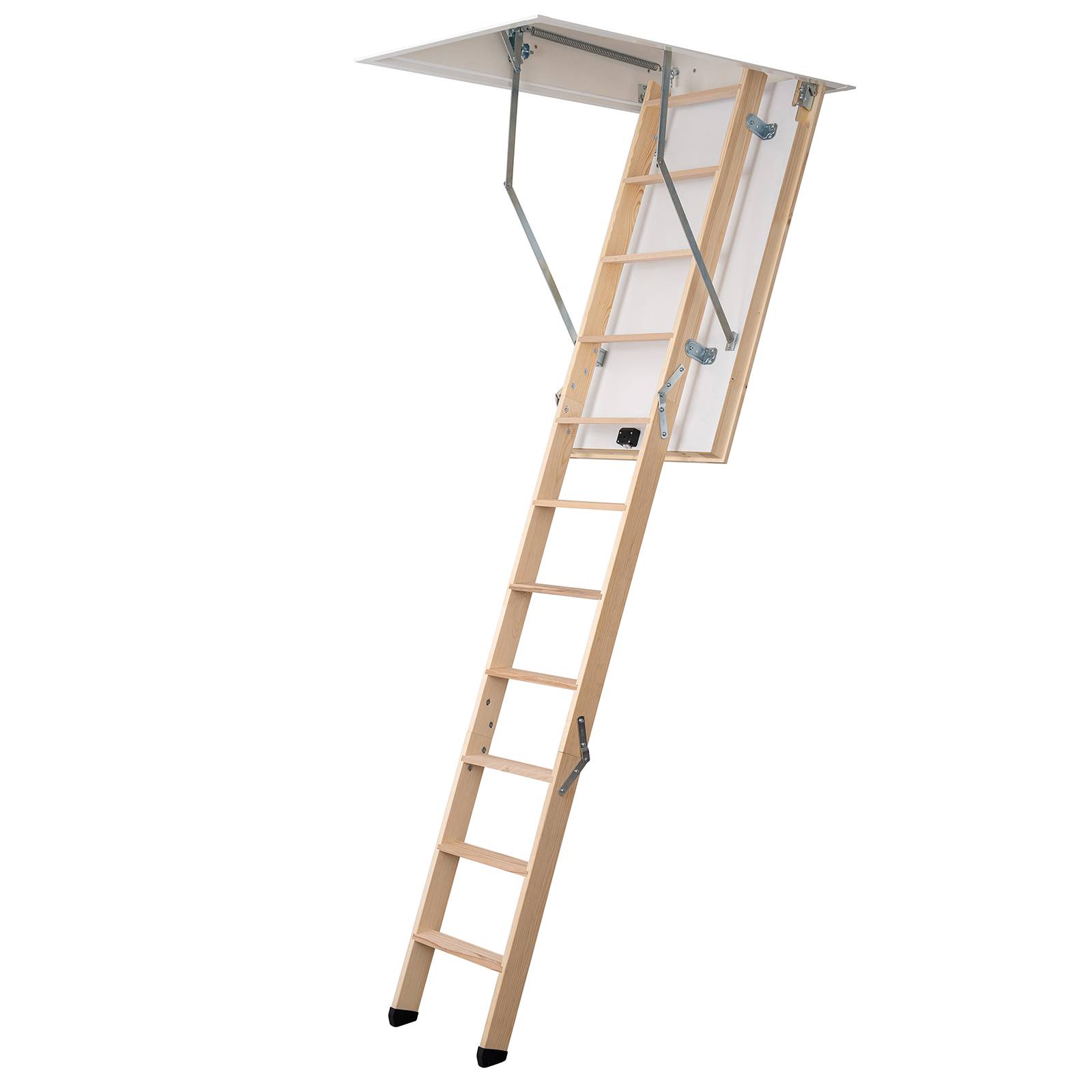 Dolle Bodentreppe extra 3-teilig bis 285cm Raumhöhe mit U-Wert 0,77 Deckenöffnung 130x70cm