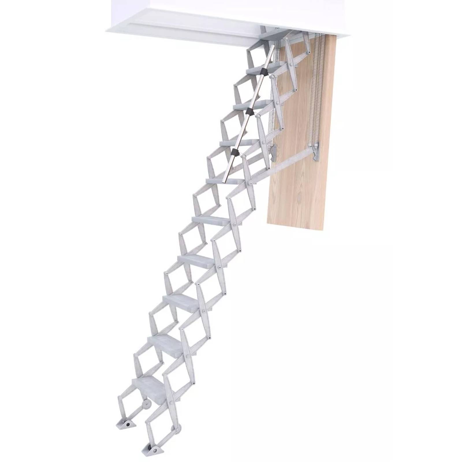 Dolle alu-top Bodentreppe Scherentreppe bis 279cm Raumhöhe 120x60cm mit U-Wert 0,58