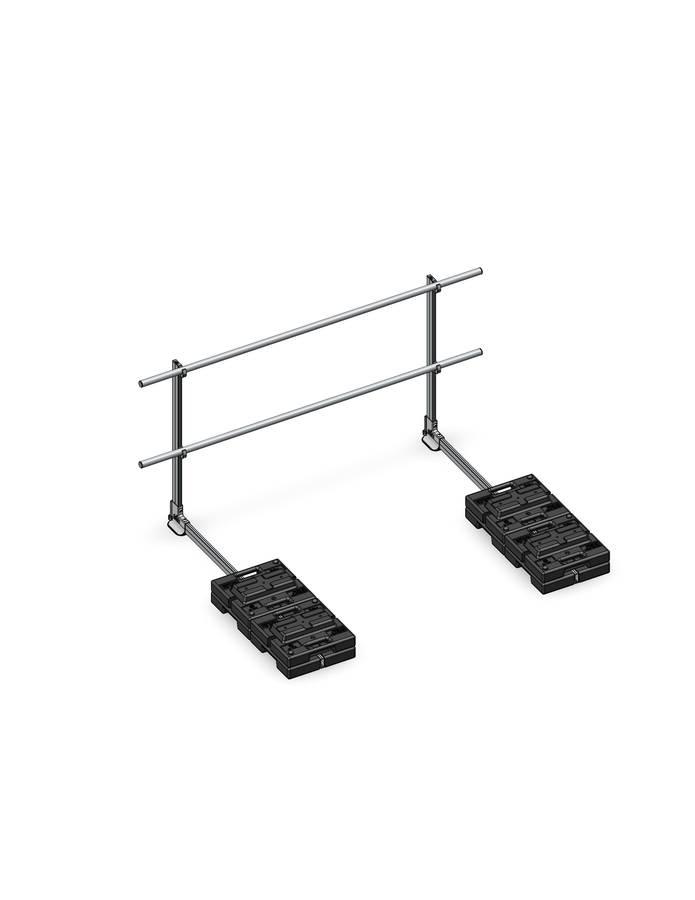 MUNK Ausstiegsgeländer seitlich 2m mit Ballast