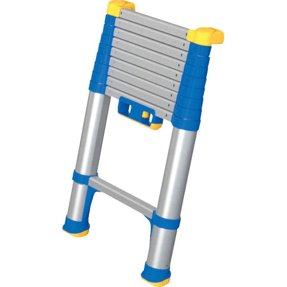 WERNER® Teleskopleiter, EN 131-6, Aluminium, 2,9m, Arbeitshöhe 3,67m, 9,4kg