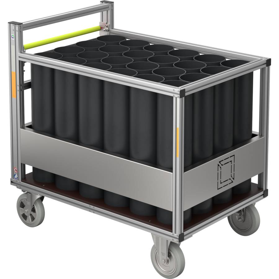 MUNK Rettungstechnik Rollcontainer Atemluftflaschen