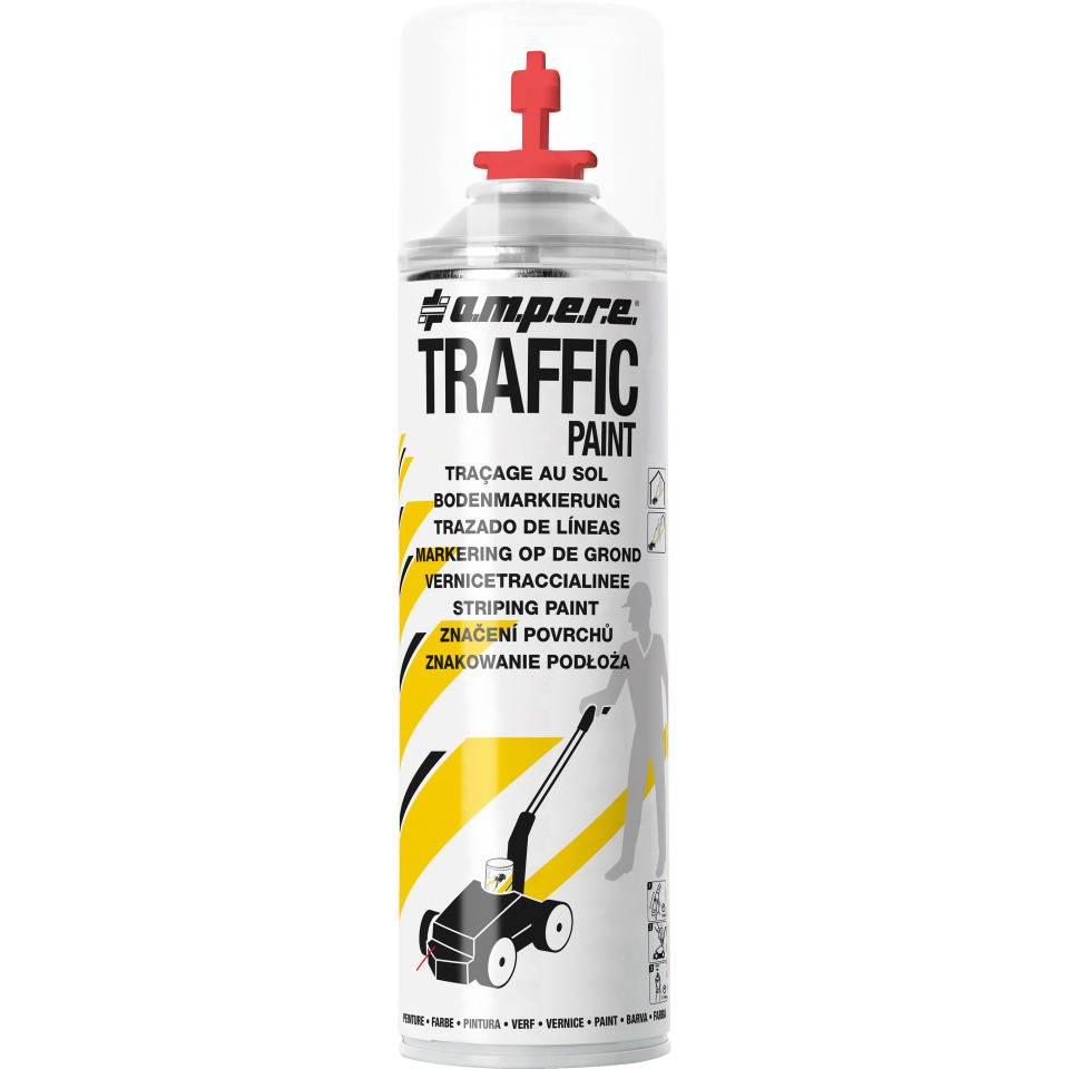 A.M.P.E.R.E. TRAFFIC Paint Markierungsfarbe,für SUPER-Striper,rot,500ml/Dose