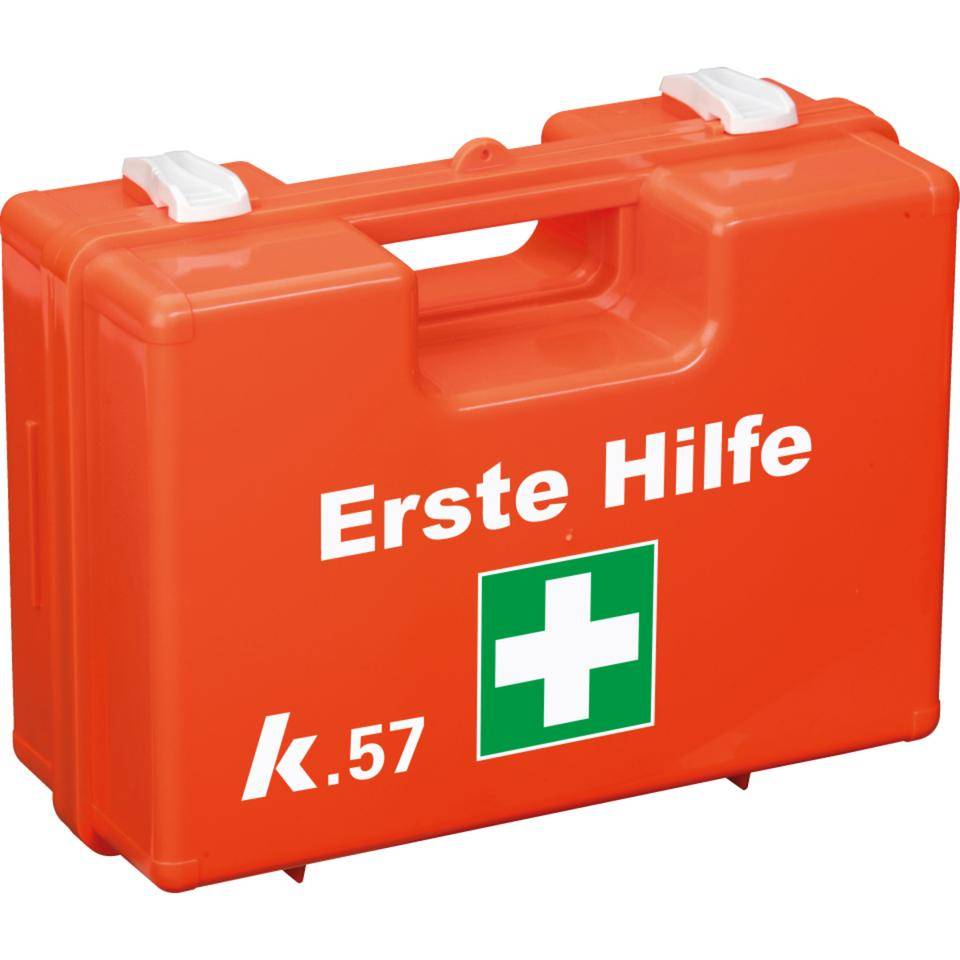 K.57 Erste-Hilfe-Koffer Classic, Füllung DIN 13157, leuchtorange