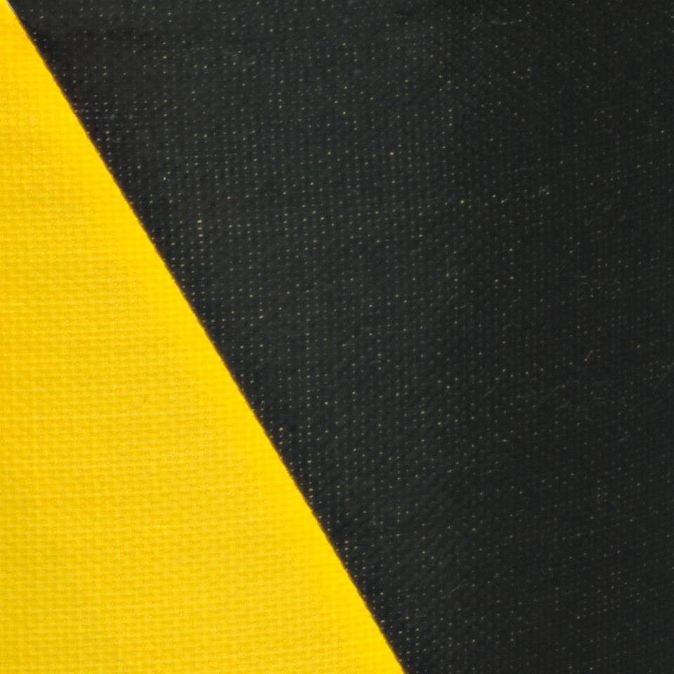 K.57 Warnmarkierungsband, linksweisend, gelb/schwarz, Gewebefolie, 75mm, 25m/Rolle