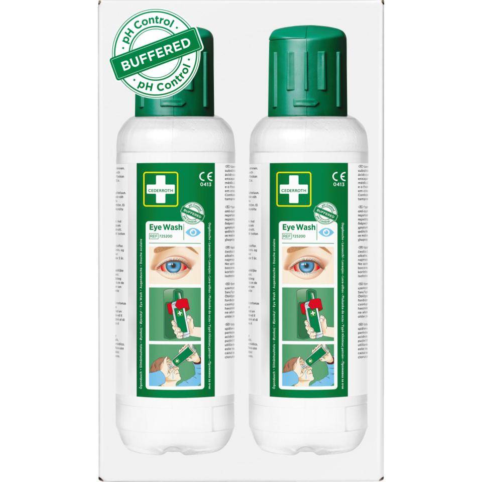 CEDERROTH Augendusche 2er-Pack, 2x500ml/Flasche