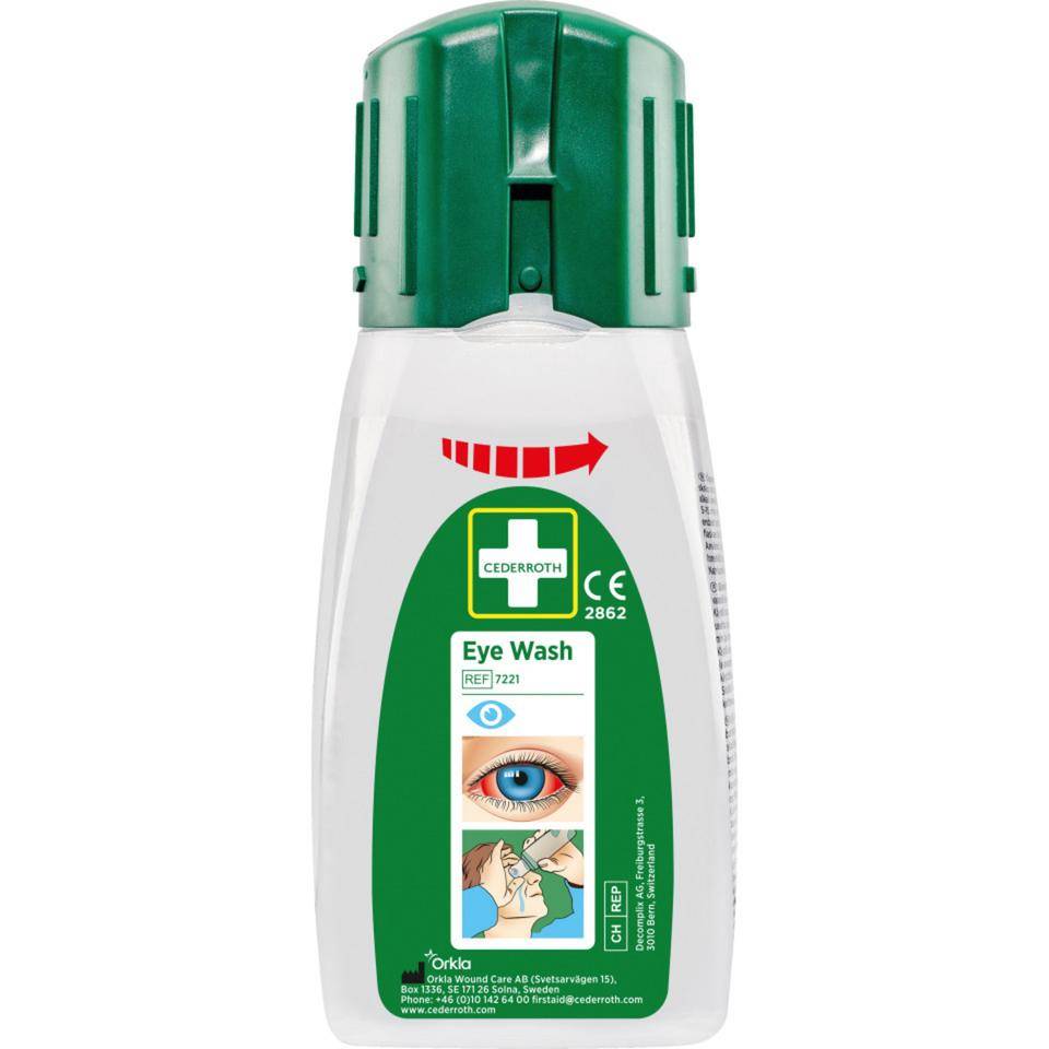 CEDERROTH Augendusche im Taschenformat, 235ml/Flasche