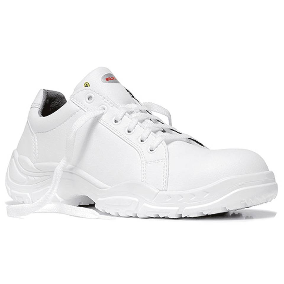 ELTEN ESD-Sicherheitshalbschuh WHITE Loop, 72016, S2 SRC, weiß, Mikrofaser, Größe 40