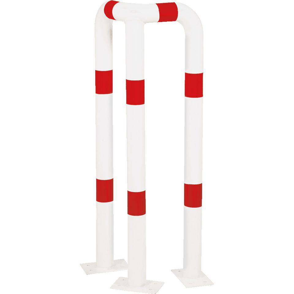 K.57 Schutzwinkel,zum Aufdübeln,rot/weiß,verzinkt,pulverbeschichtet,350x1150mm