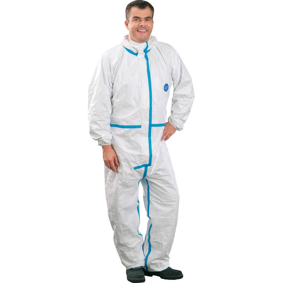 Tyvek® 600 Plus Schutzoverall, Modell CHA5, Kategorie III, weiß, Größe XL, 25/VE