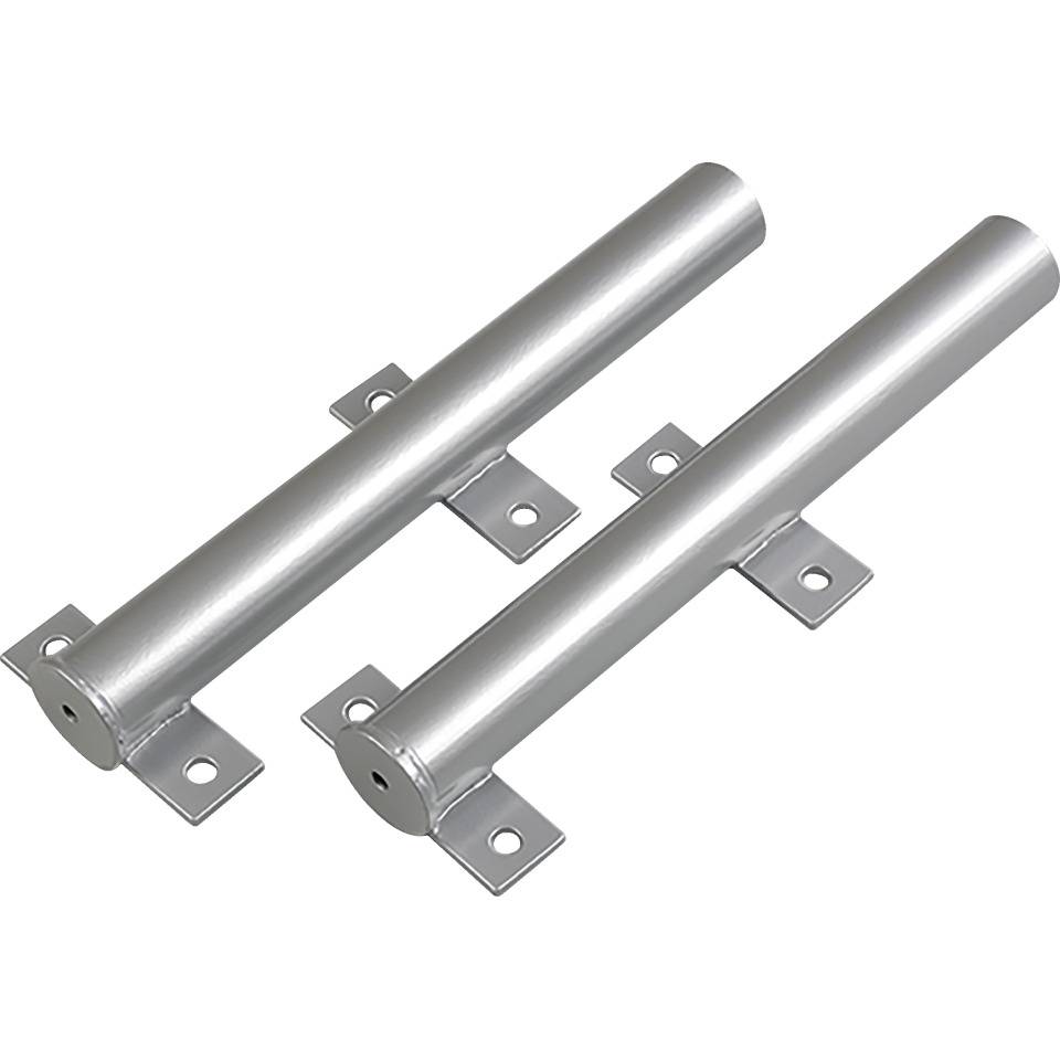 K.57 Laderampenschutzbügel,rot/weiß,feuerverzinkter Stahl,1400x1500mm