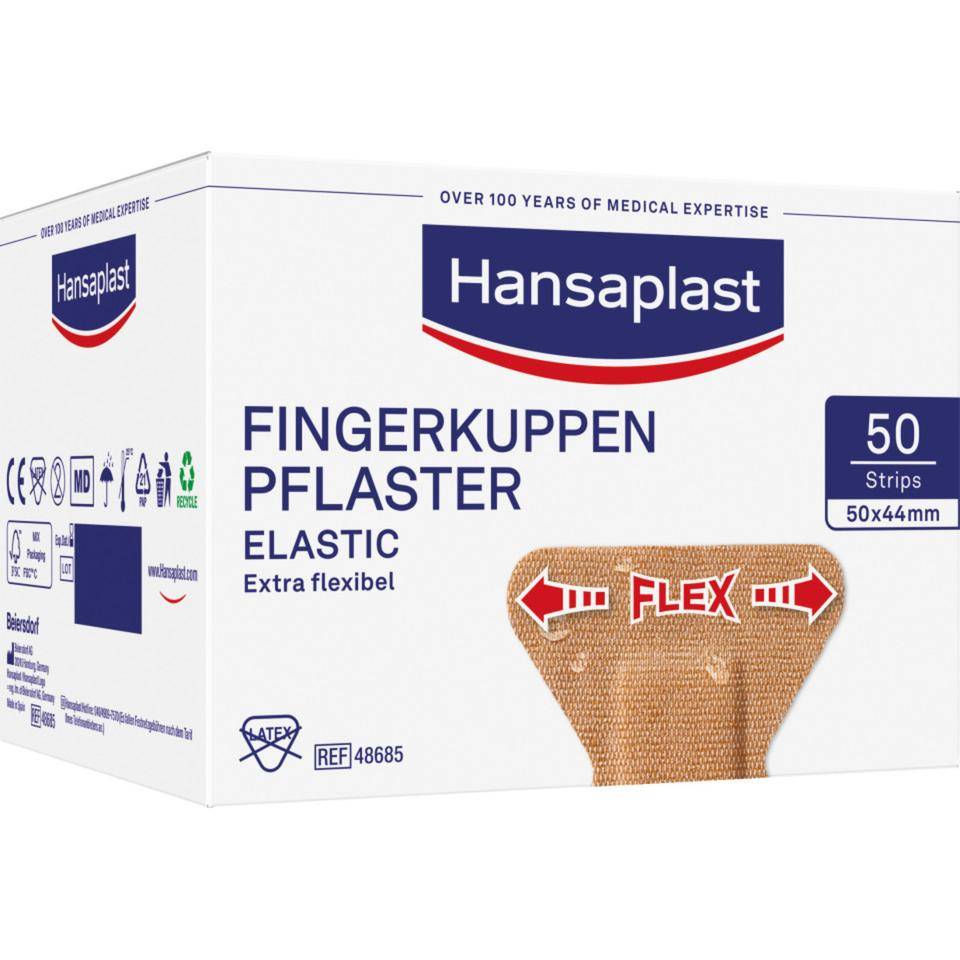 Hansaplast® Fingerkuppenverband, luftdurchlässig, elastisch, 4,4x5cm, 50/VE