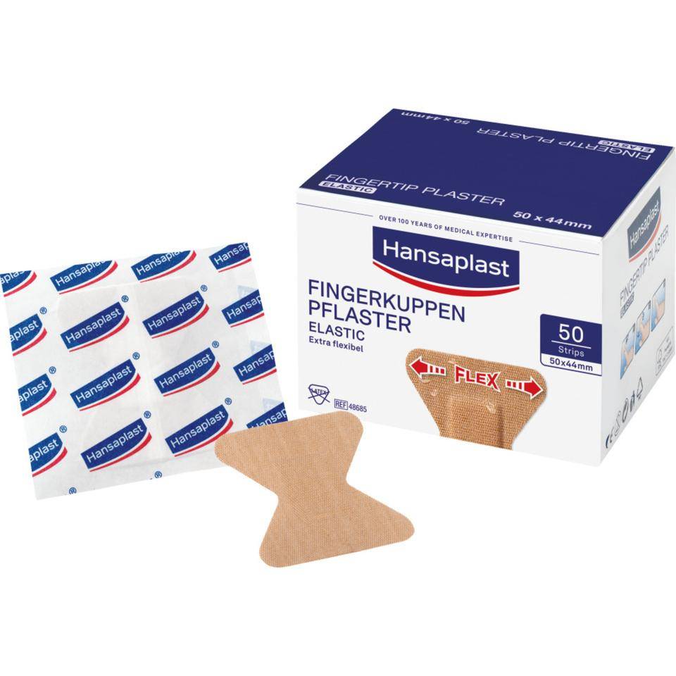 Hansaplast® Fingerkuppenverband, luftdurchlässig, elastisch, 4,4x5cm, 50/VE
