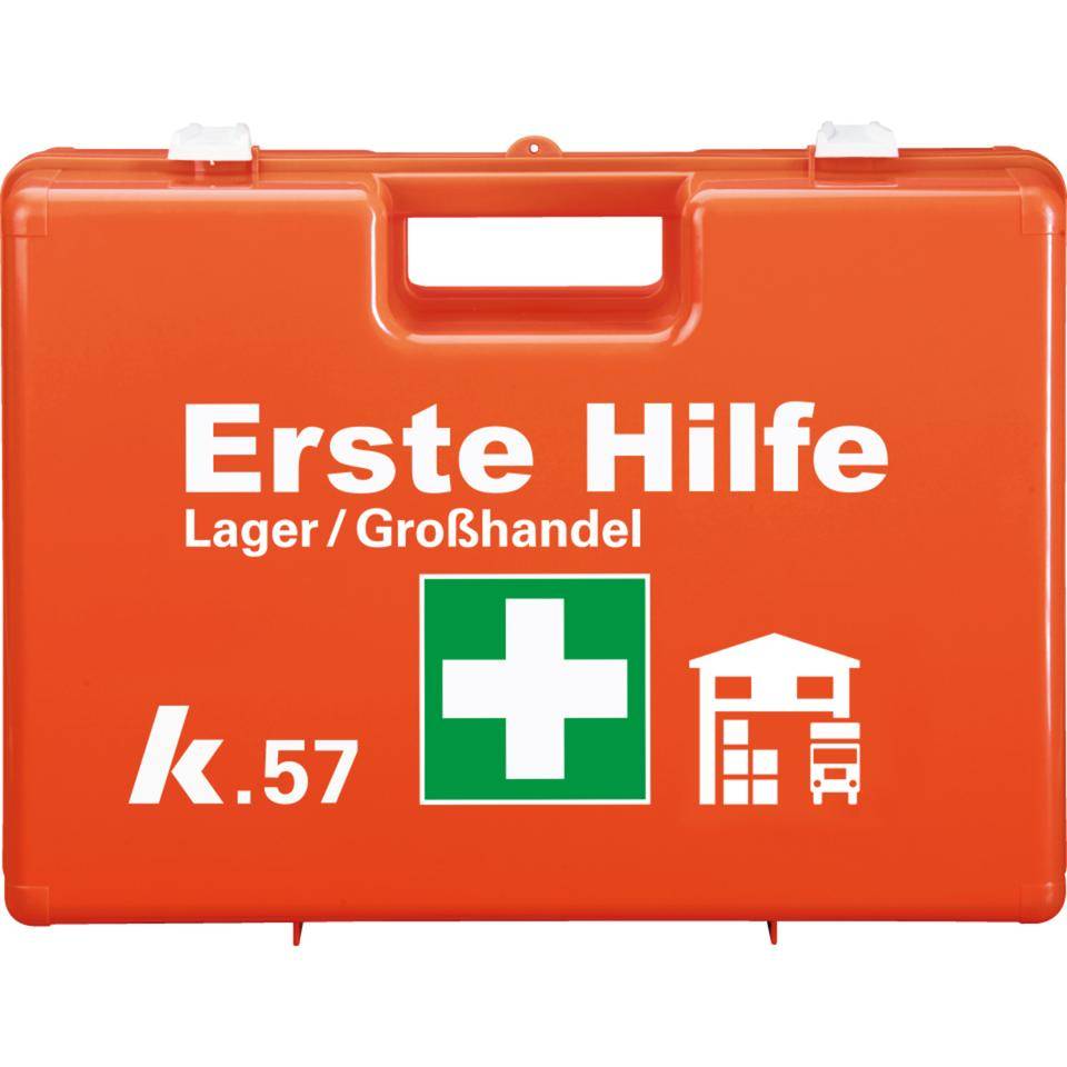 K.57 Erste-Hilfe-Koffer Classic Plus Großhandel/Lager, leuchtorange, 430x305x150mm