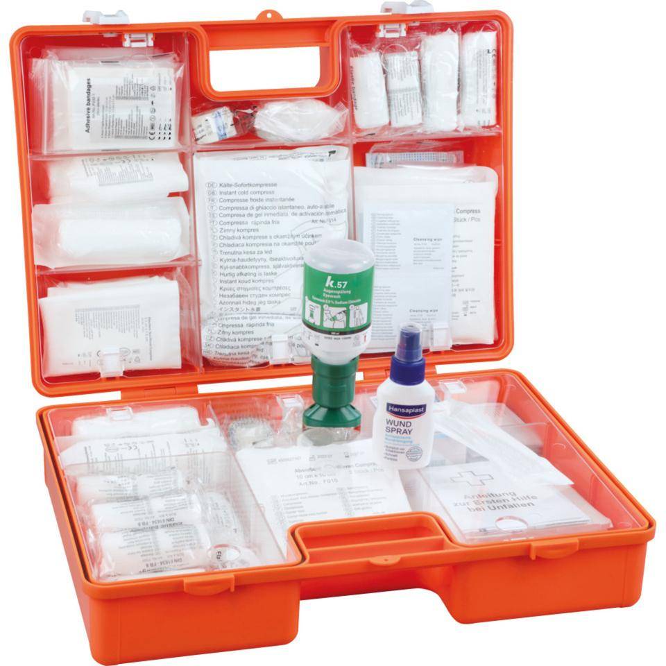 K.57 Erste-Hilfe-Koffer Classic Plus Großhandel/Lager, leuchtorange, 430x305x150mm