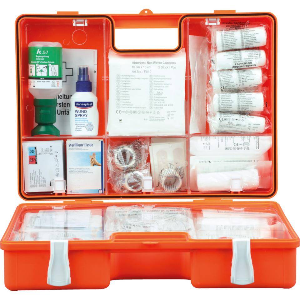 K.57 Erste-Hilfe-Koffer Classic Plus Großhandel/Lager, leuchtorange, 430x305x150mm