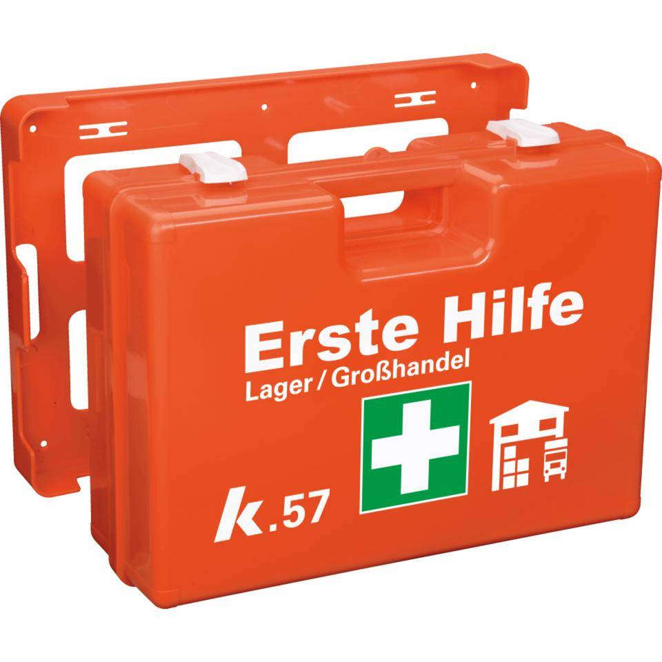 K.57 Erste-Hilfe-Koffer Classic Plus Großhandel/Lager, leuchtorange, 430x305x150mm